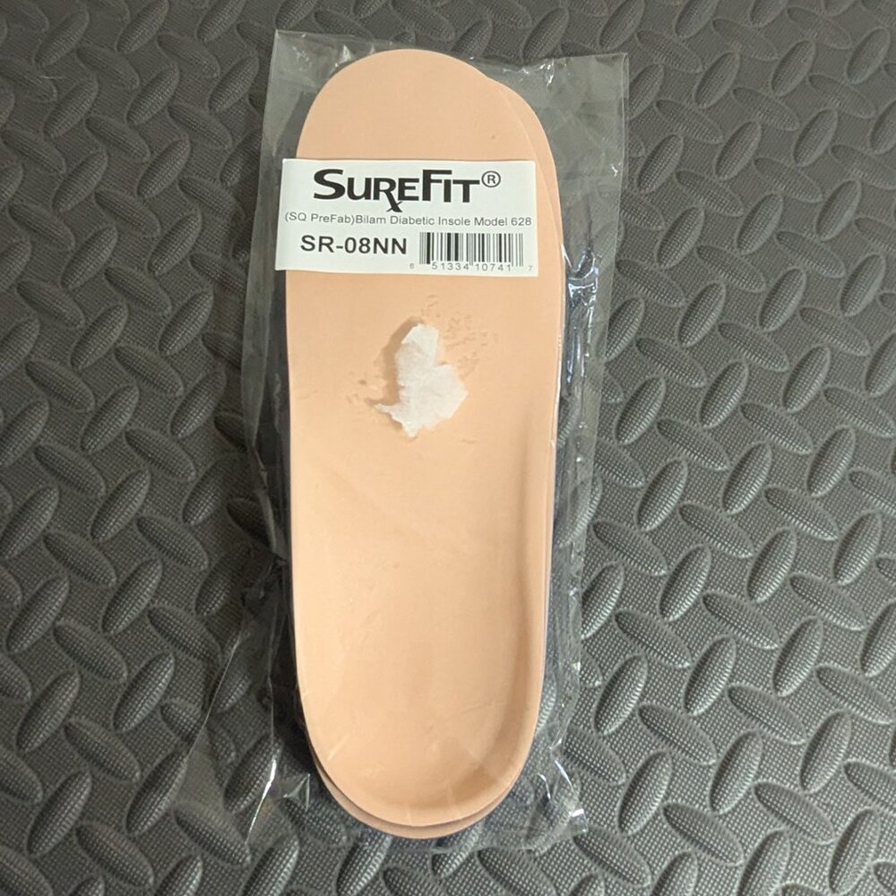 Surefit Bilam Diabetic Insoles  SR-08NN Model 628 NEW